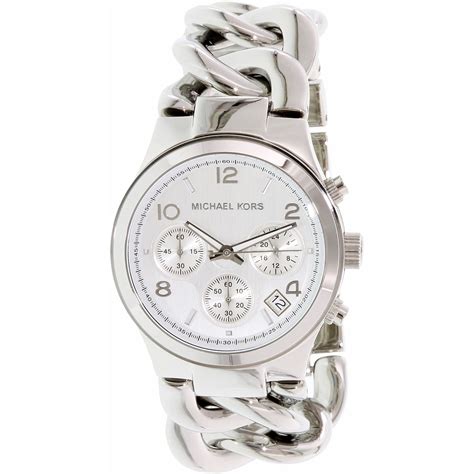 Michael Kors Women's Runway Chronograph Silver